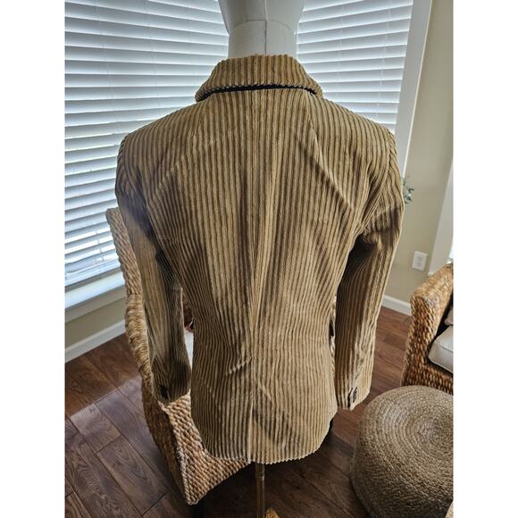 J.Crew Corduroy Blazer Jacket Womens Size 4 Tan Lined Career Academia Preppy - Picture 4 of 9